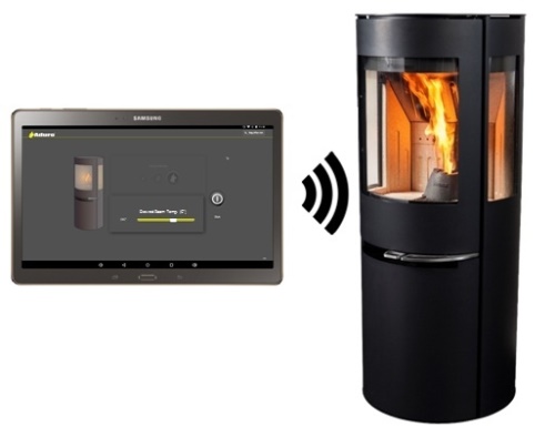 ADURO peletová hybridní kamna Aduro Hybrid H3 LUX