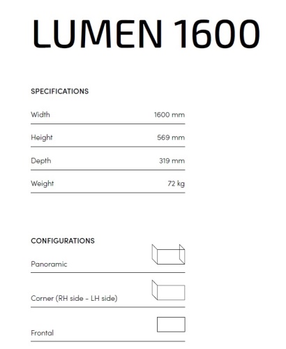 LA NORDICA krbová kamna Lumen 1600 - elektrický krb