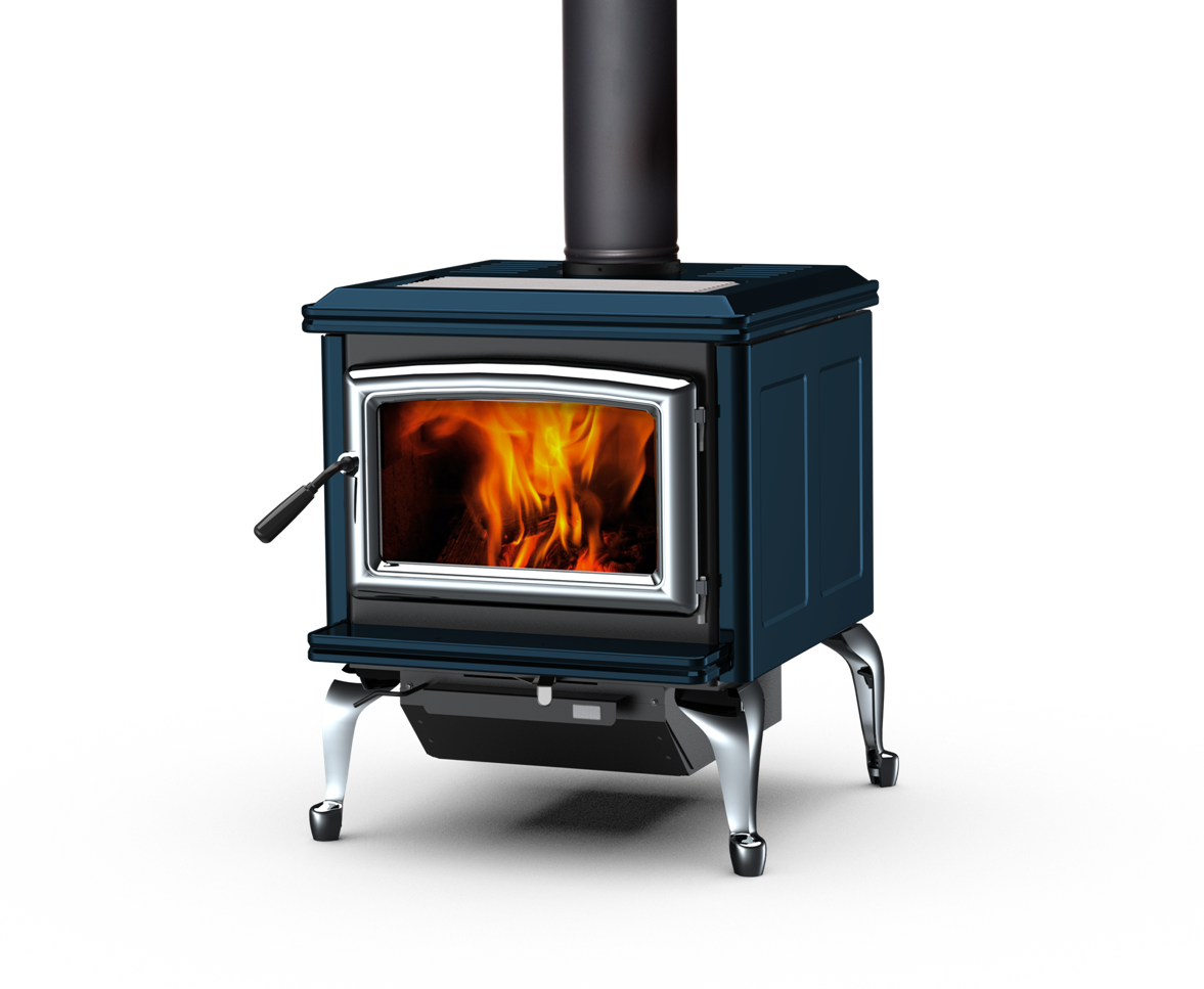 PACIFIC ENERGY kanadská krbová kamna Super Classic LE - midnight blue