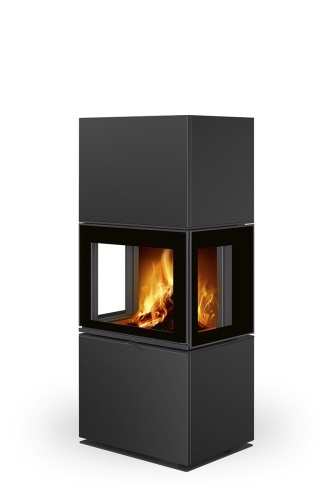 ROMOTOP designový krb LERA C G keramika - Černá matná