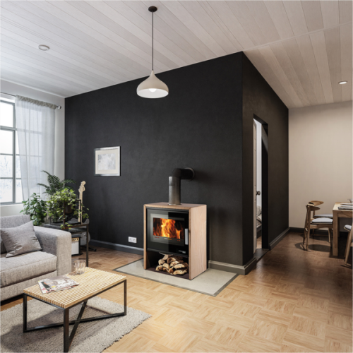 HAAS+SOHN krbová kamna Jonsbo, černá/Woodstone Prestige