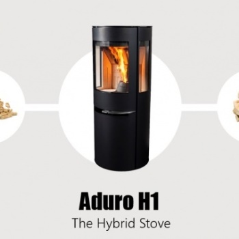 ADURO hybridní peletová kamna Hybrid H4 Lux