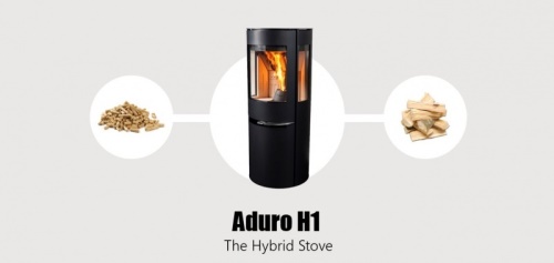 ADURO hybridní peletová kamna Hybrid H4 Lux