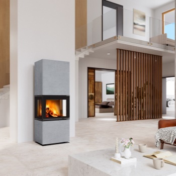 ROMOTOP designový akumulační krb LERA C GH thermaline