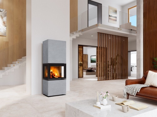 ROMOTOP designový akumulační krb LERA C GH thermaline