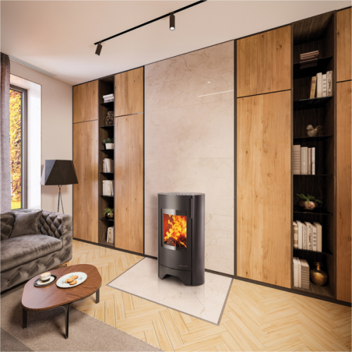 HAAS+SOHN krbová kamna Glow, černá