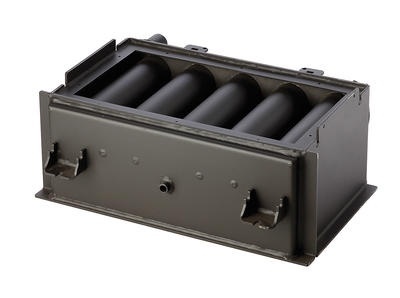 HAAS+SOHN kachlová kamna Matera, černá/medovník