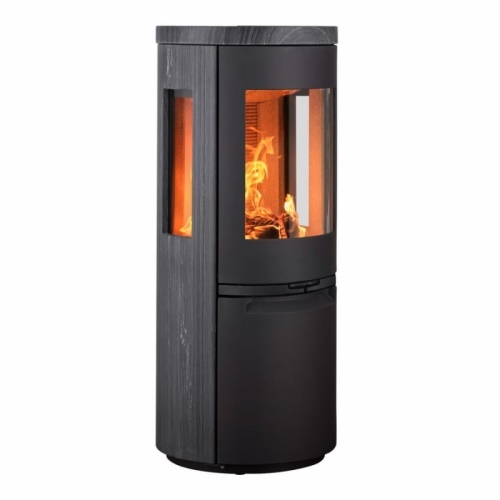 HETA krbová kamna Scan-Line 900 boční prosklení - obklad mastek / pískovec / vápenec