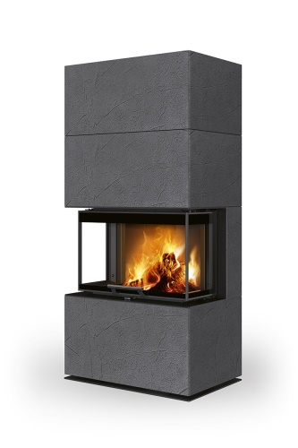 ROMOTOP designový akumulační krb s výsuvnými dvířky CARA C thermaline - Thermaline