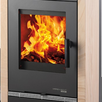 HAAS+SOHN krbová kamna AVESTA II, černá/Woodstone Prestige