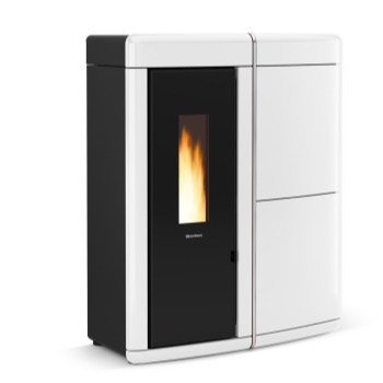 EXTRAFLAME peletová kamna Evelyne Idro Evo