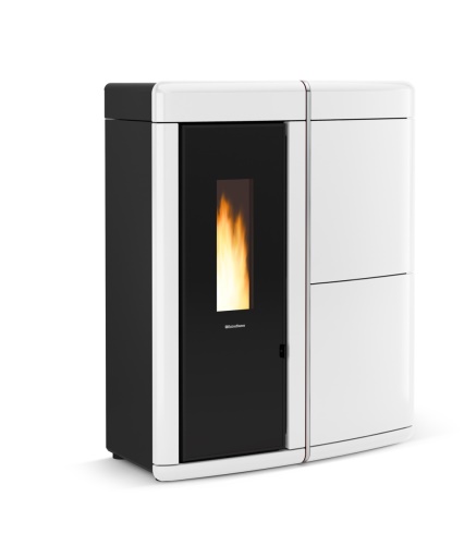 EXTRAFLAME peletová kamna Evelyne Idro Evo
