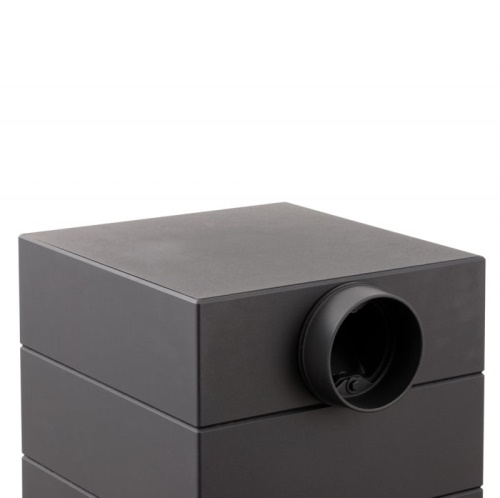 LEDA krbová kamna Corna TEC (s katalyzátorem) - černý lak