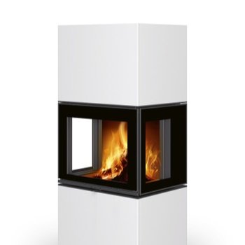 ROMOTOP designový krb LERA C G keramika - Černá matná