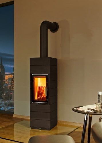 LEDA krbová kamna Corna - černý lak