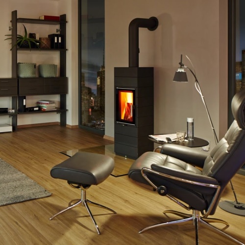 LEDA krbová kamna Corna TEC (s katalyzátorem) - černý lak