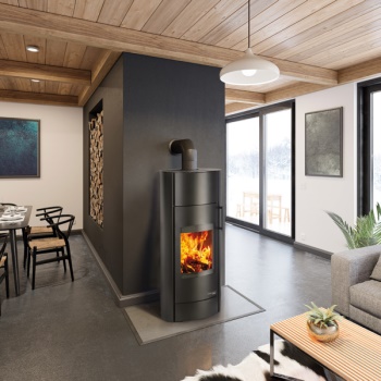 HAAS+SOHN krbová kamna Ember, černá