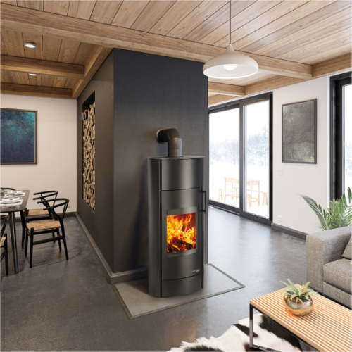 HAAS+SOHN krbová kamna Ember, černá