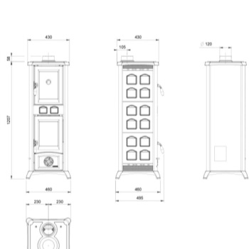 LA NORDICA krbová kamna Gemma Forno.165