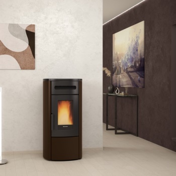 EXTRAFLAME peletová kamna Guenda Idro 5.0