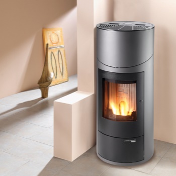 HAAS+SOHN peletová kamna HSP 7 II Grande RLU De Luxe vč. WLAN, šedá