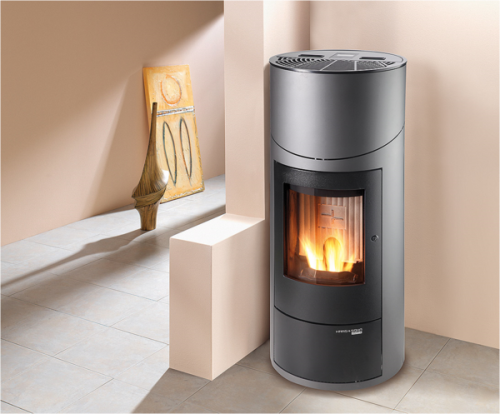 HAAS+SOHN peletová kamna HSP 7 II Grande RLU De Luxe vč. WLAN, šedá