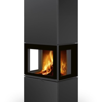 ROMOTOP designový akumulační krb LERA C GH keramika - Silver
