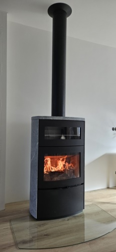 HETA krbová kamna Scan-Line 1000B - obklad mastek / pískovec