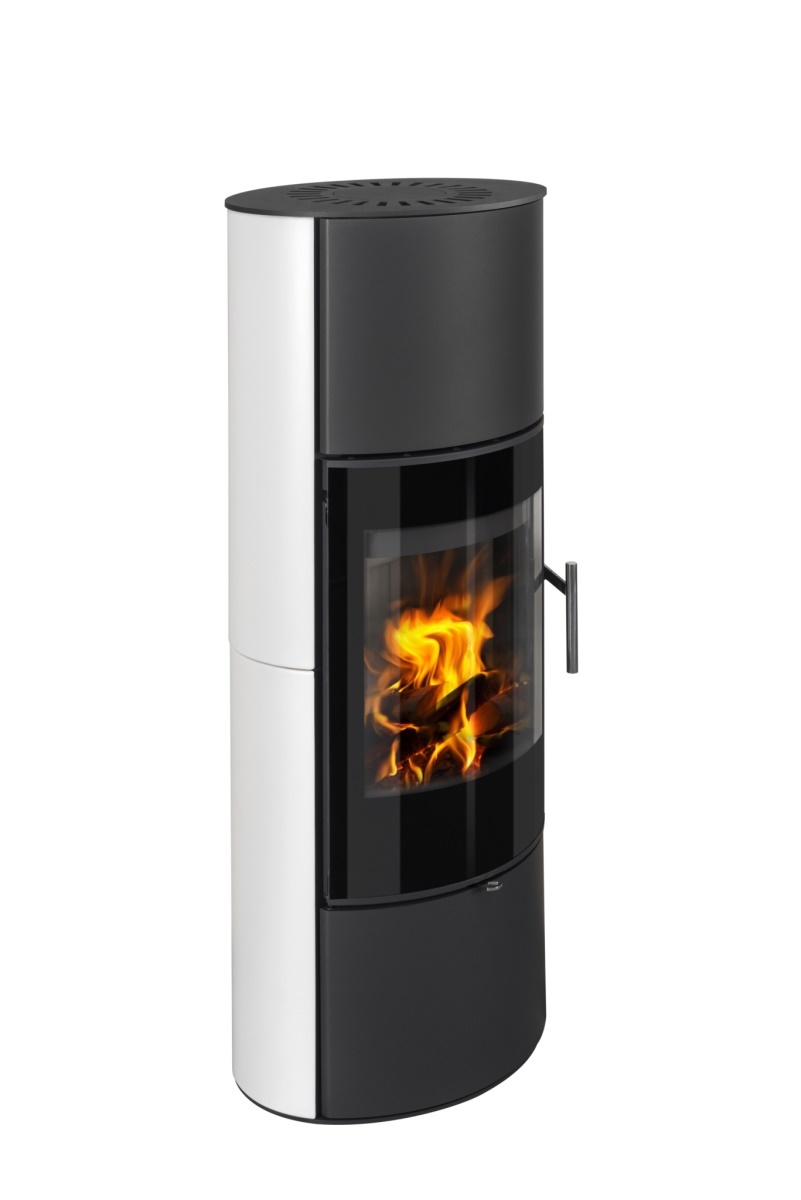 ROMOTOP akumulační krbová kamna Laredo 01 AKUM - smetanová