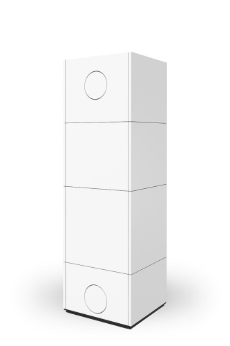 ROMOTOP akumulační kamna NORDAC keramika - Silver