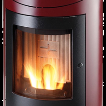 HAAS+SOHN peletová kamna HSP 7 II Grande RLU De Luxe vč. WLAN, červená
