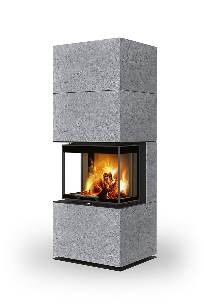 ROMOTOP designový akumulační krb s výsuvnými dvířky CARA CS thermaline - Thermaline
