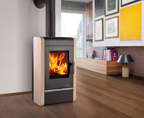 FOXMARK krbová kamna AVESTA II - černá / Woodstone Prestige