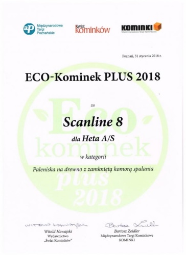 HETA krbová kamna Scan-Line 8 boční prosklení