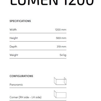 LA NORDICA krbová kamna Lumen 1200 - elektrický krb
