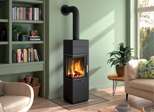 LEDA krbová kamna Corna ES - černý lak