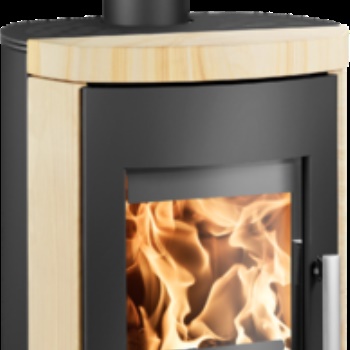 HAAS+SOHN krbová kamna Madeira, černá/woodstone prestige