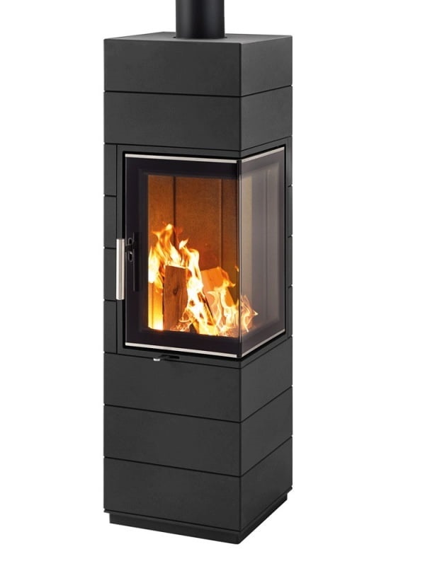 LEDA krbová kamna Corna ES - černý lak