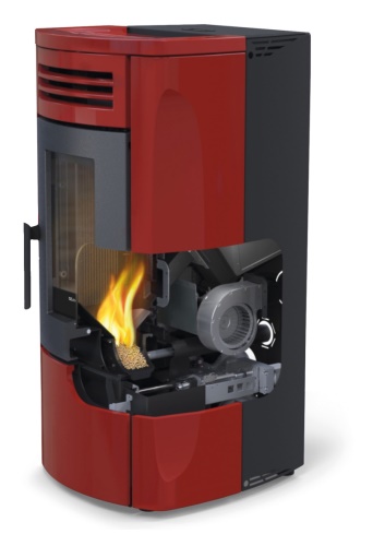 EXTRAFLAME peletová kamna Terry Plus
