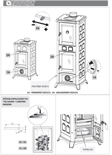 LA NORDICA krbová kamna Gemma Forno.165