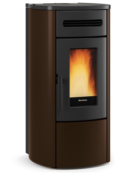 EXTRAFLAME peletová kamna Guenda Idro 5.0 s teplovodním výměníkem
