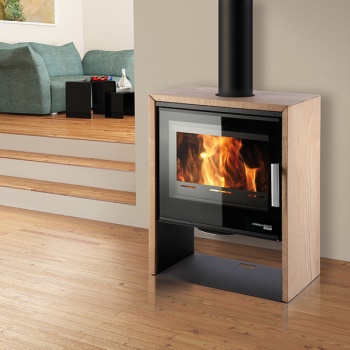 HAAS+SOHN krbová kamna Jonsbo, černá/Woodstone Prestige