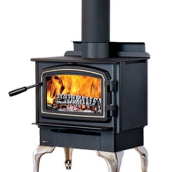 REGENCY kanadská krbová kamna Classic F1150 SMALL - černé litinové nožičky