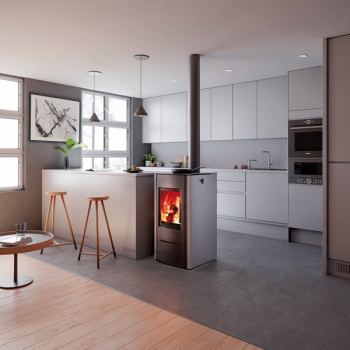 HAAS+SOHN krbová kamna Firepot, bílá