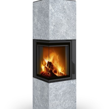 ROMOTOP designový rohový akumulační krb HARMONY R/L HA kámen