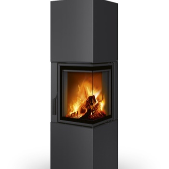 ROMOTOP designový rohový akumulační krb HARMONY R/L HA plech