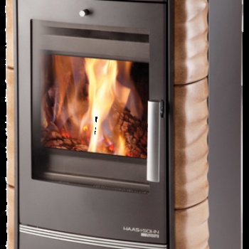 HAAS+SOHN krbová kamna Alytus II s výměníkem, antracit/havana